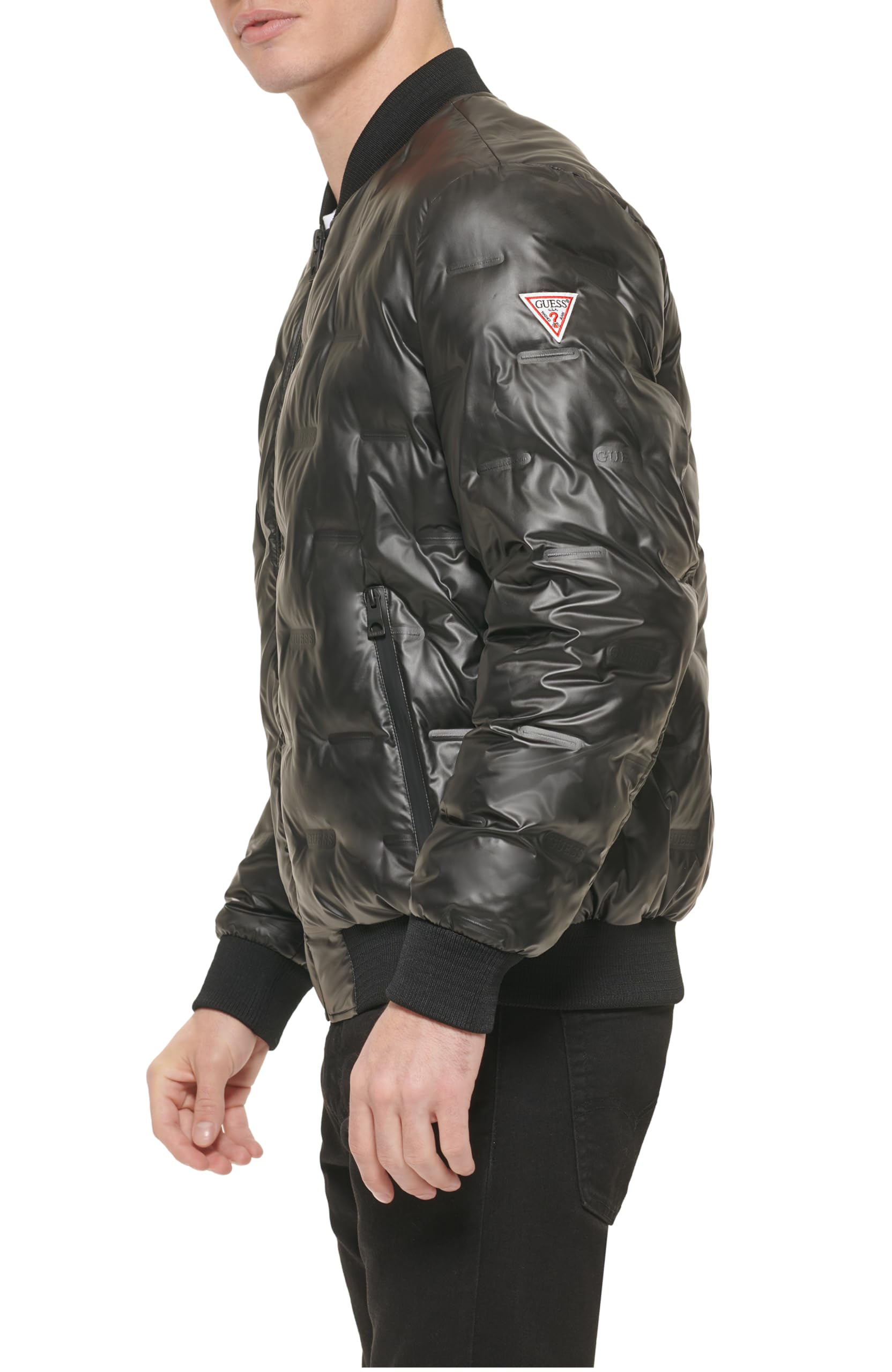 Cole Haan Regenjacke für Herren, Schwarz, XL – Ansicht 2