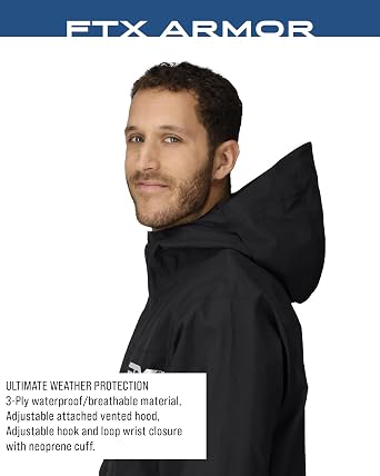 FROGG TOGGS Men's FTX Armor Waterproof Fishing Rain Jacket for Anglers