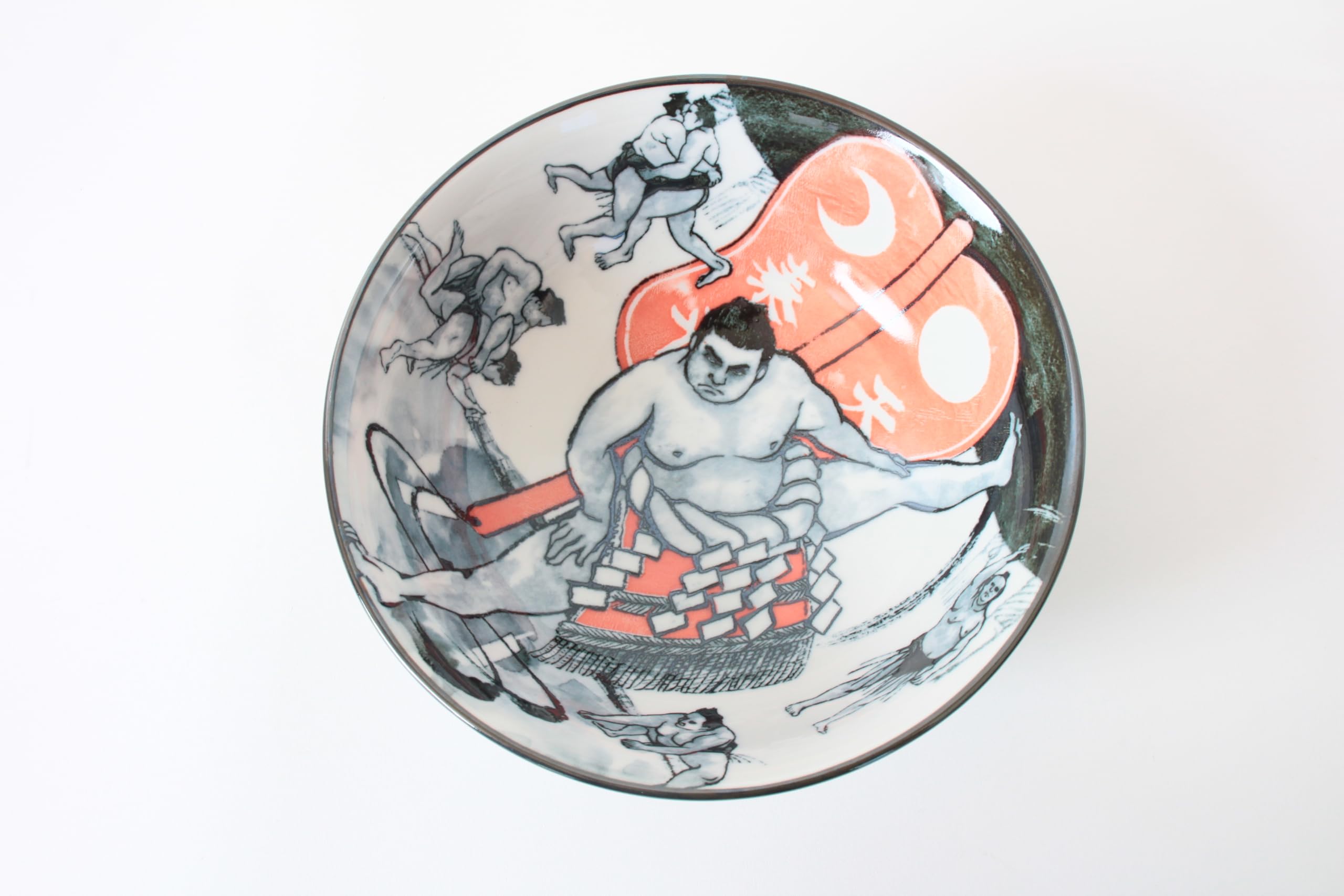 Mino ware KND20 Lot de 2 bols à nouilles japonaises en poterie japonaise