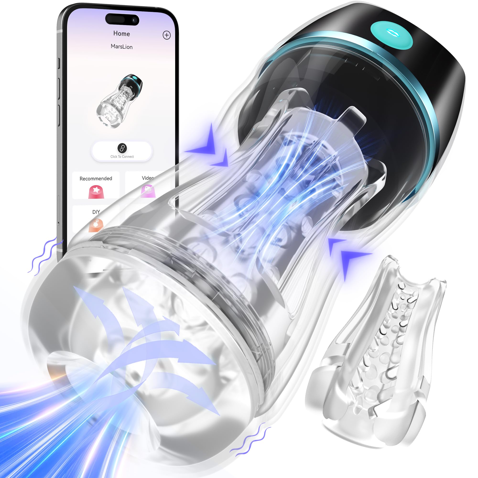 marslion sex toy Rabbit Vibrator for Women, G-Spot Vibrator Stimulators - 10 Vibrations  Modes Waterproof, Adult Sex Toys for Couples main image 0
