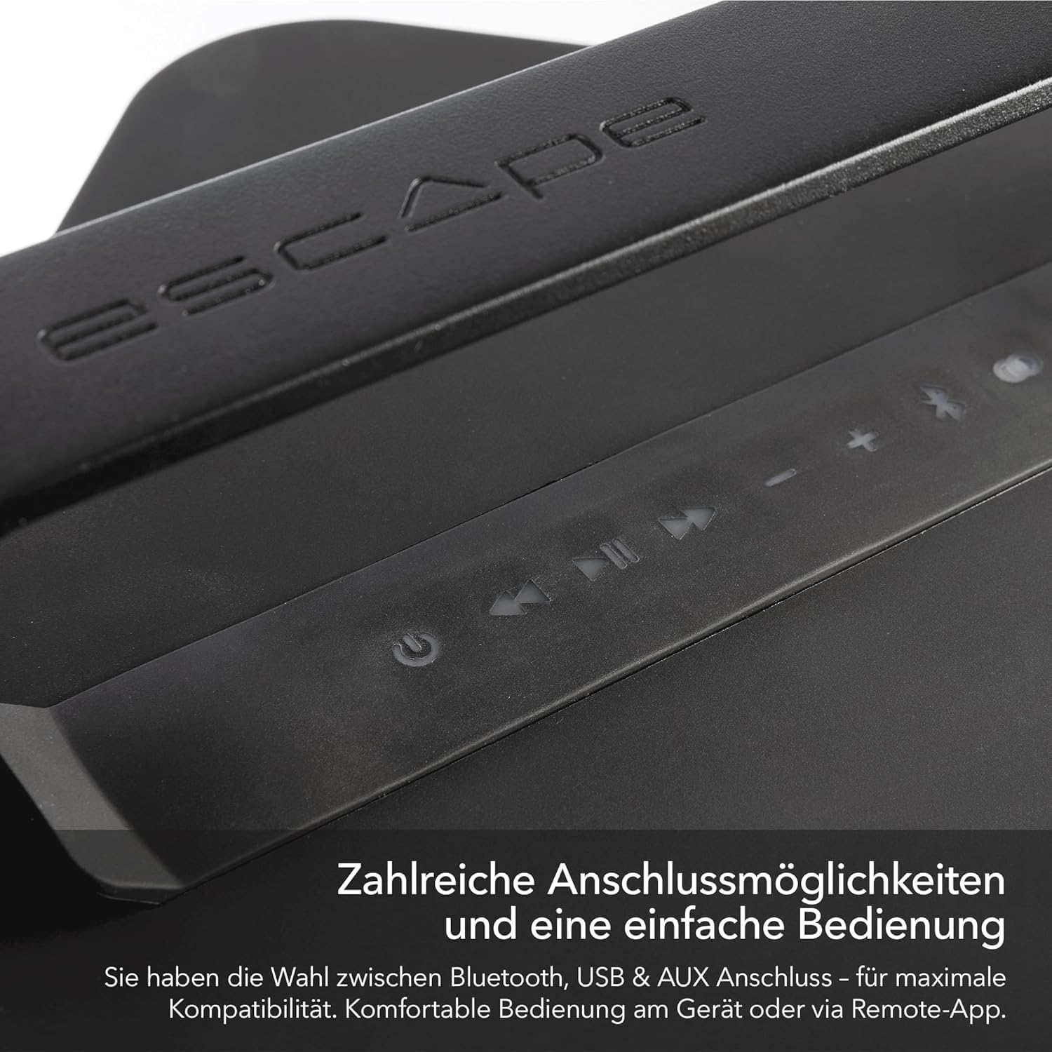ESCAPE P9 przenośny głośnik Bluetooth, 100 W, czas pracy baterii 16 h, kolor czarny