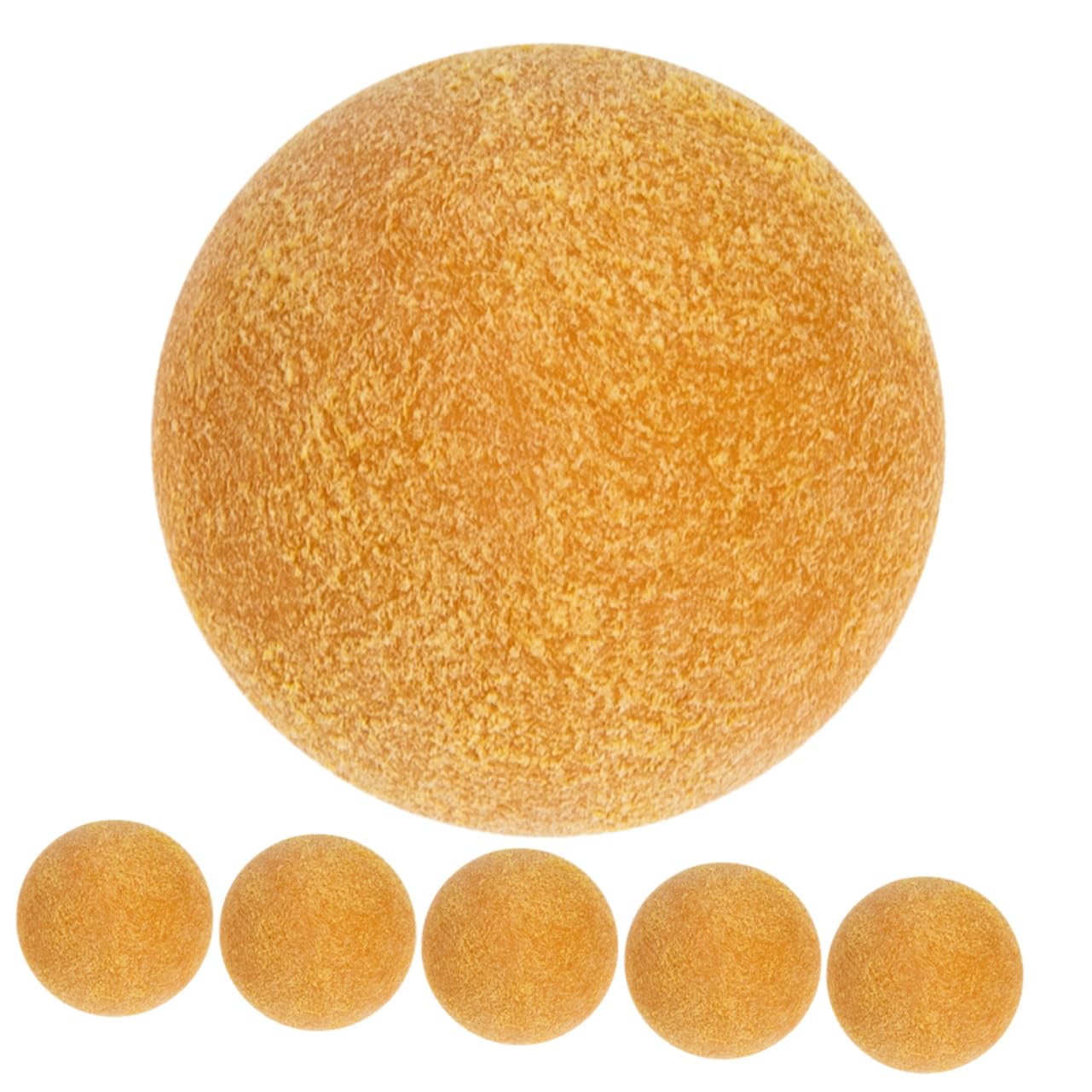 KICHOUSE 6Pcs Foosball Balls for Table Soccer Replacement Balls for Desk Game Accessory for Adult Soccer Game Table