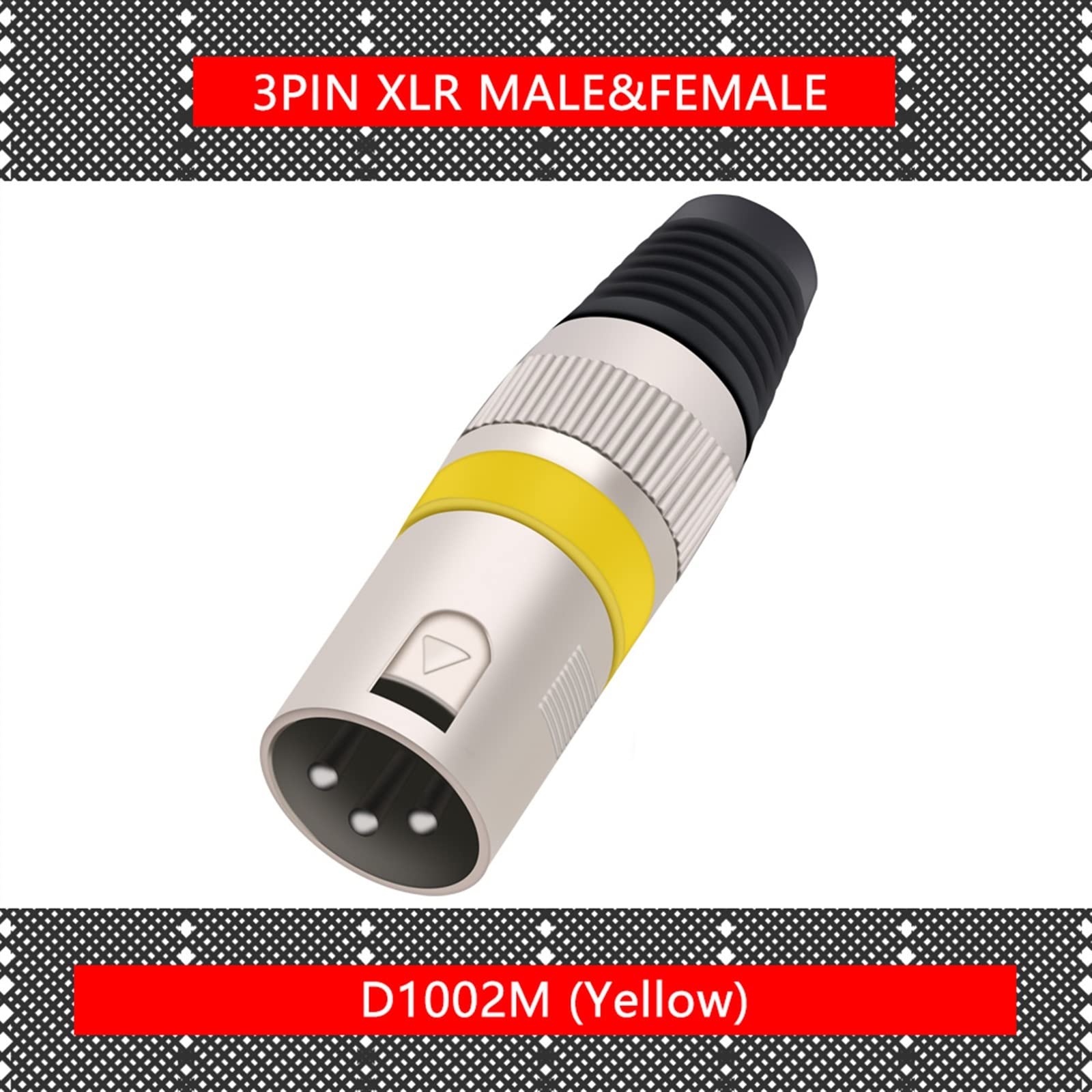 Connettore Spinotto Canon XLR 3 Poli F Femmina In Ferro Nero Soundsation GO-LINK SXLR04F-B - Foto 10