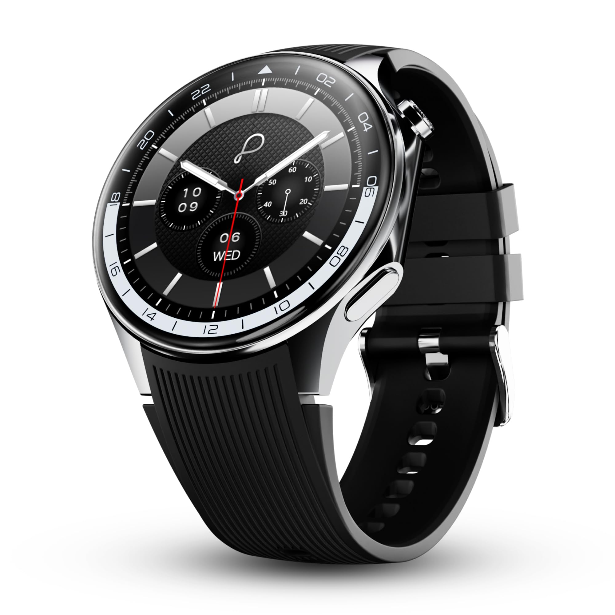 Add Pebble Gravity Smartwatch 1.43-inch AMOLED Black - Image 1
