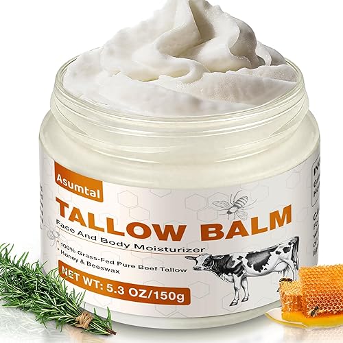 Miniatura 9 de Tallow and Honey Balm - Sarga de res para humectante facial y de piel, hidratación profunda para piel seca y sensible, hidratación multiusos para