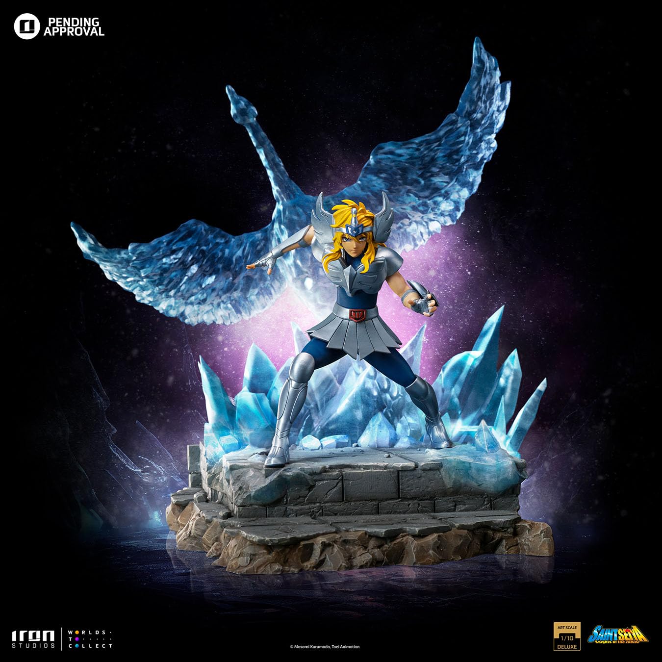 Saint Seiya statuette Deluxe BDS Art Scale 1/10 Cygnus Hyoga 27 cm