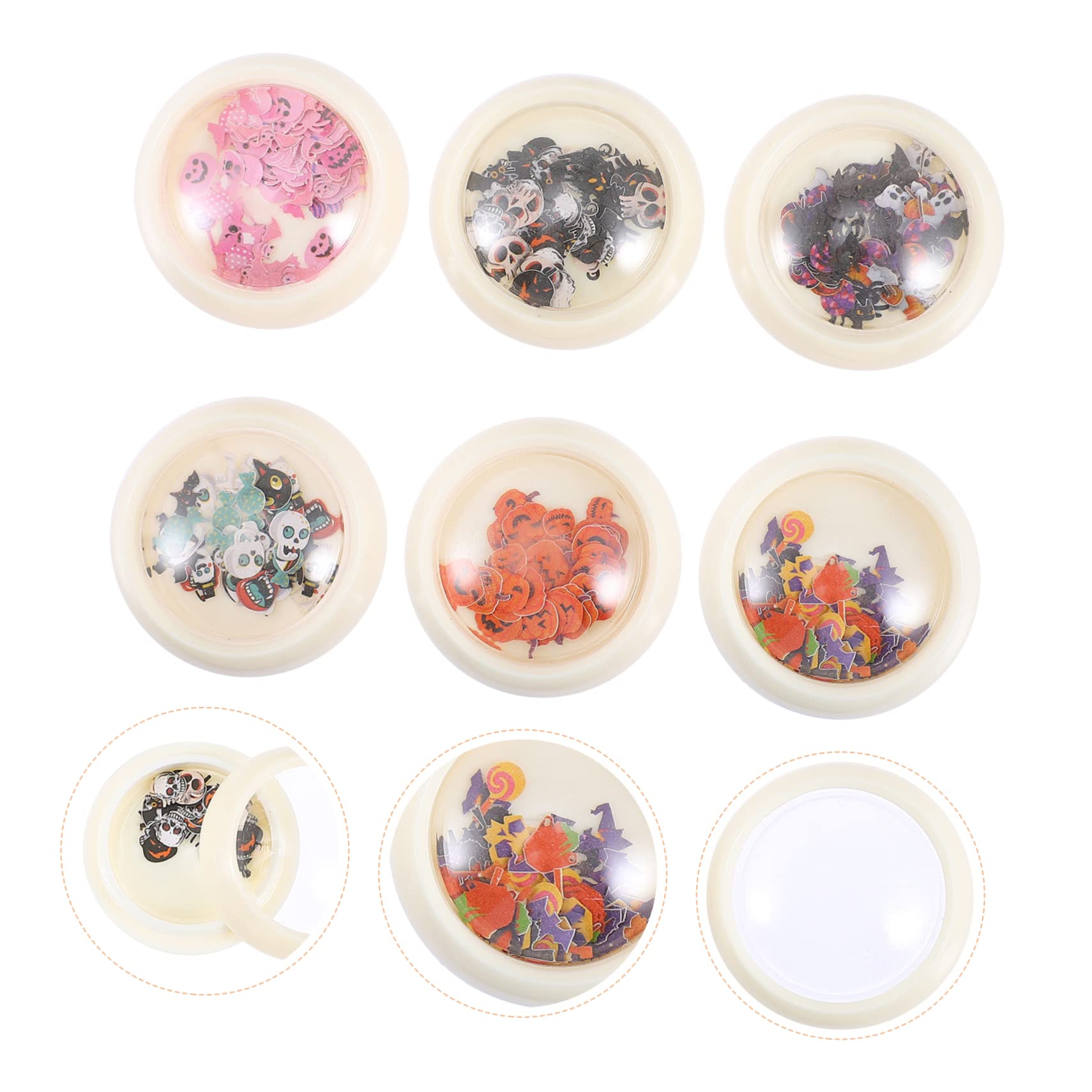 Didiseaon 3 Juegos De Calcomanías Para Uñas De Halloween Accesorios De Manicura Para Mujeres Y Niñas Divertidos Para Principiantes Y Expertos 6 Cajas X 3