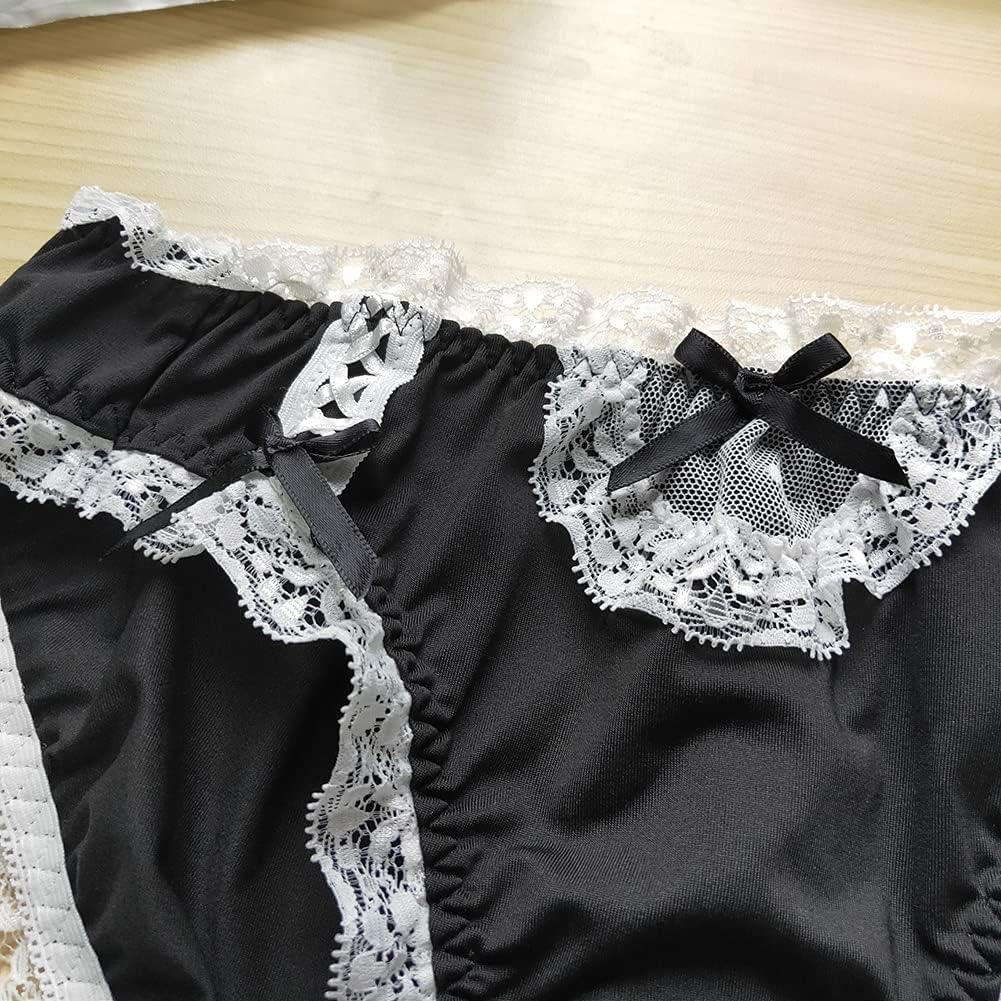 Japanese Lolita Bikini Panties Sexy Anime Briefs for Women Maid Cosplay Lingerie Panty - Image 6