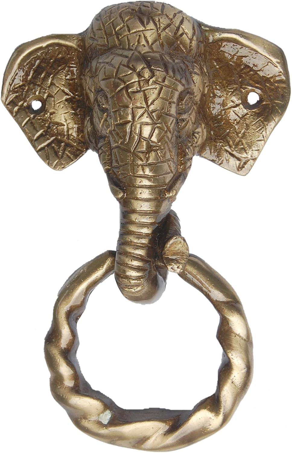 Aakrati VZH339 Elephant Door Knocker Brown