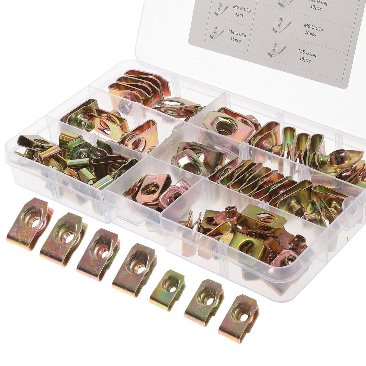 Clips de fixation pour réparation automobile SHINEOFI anti-rouille - 8