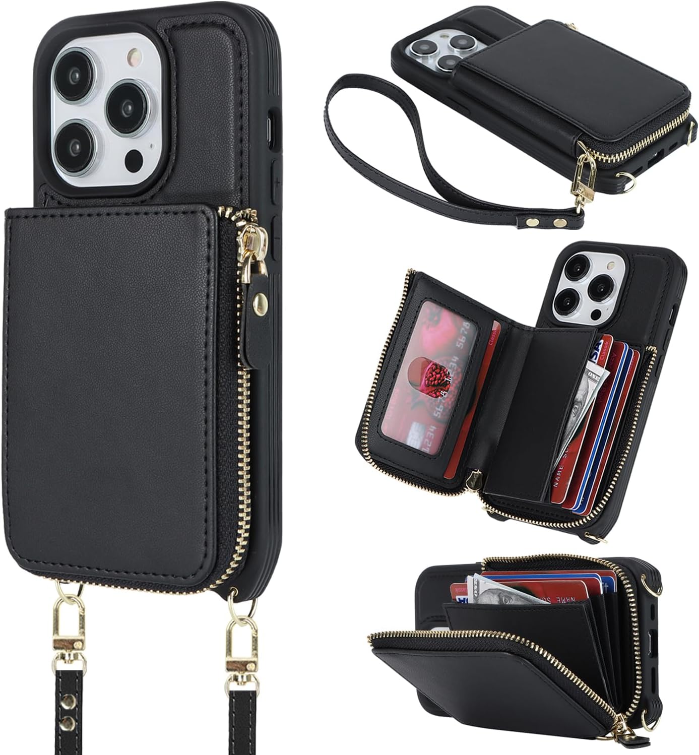 Hamany for iPhone XR Case with Crossbody Strap iPhone XR