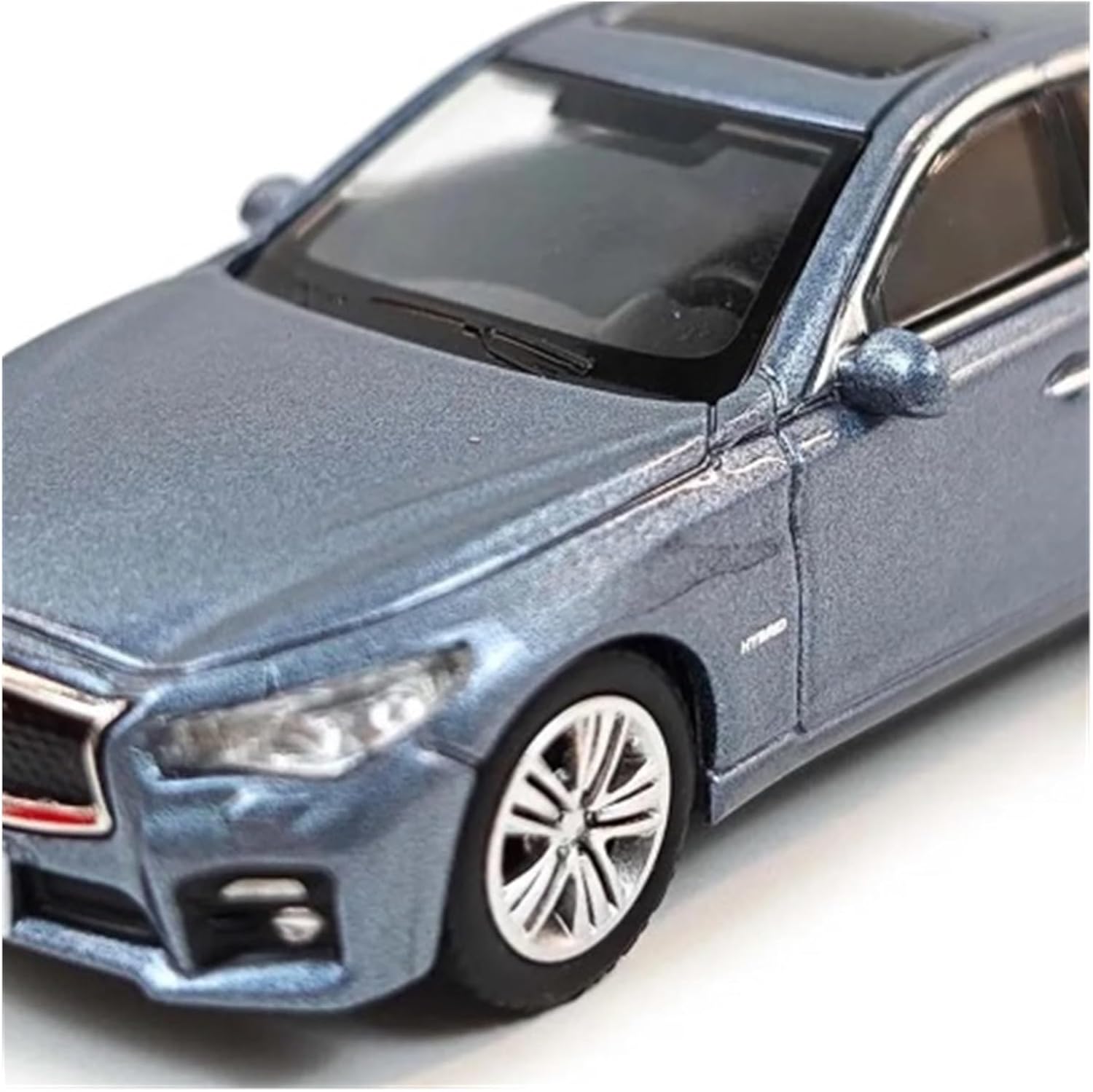 Decorative Car Model 1:64 for Q50S Diecast Metal Realistic Miniature Car Model Bedroom Decoration Perfect for Gifting(White)
