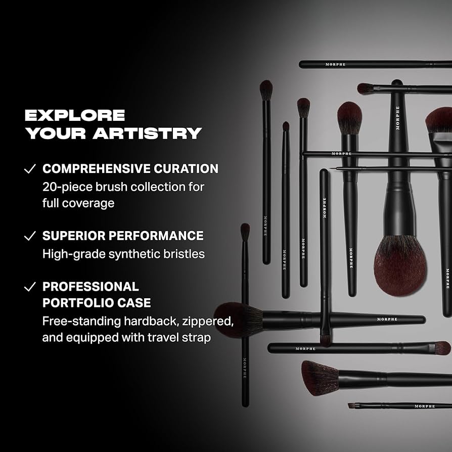 Amazon | Mua Life 20 pcs Professional Brushes Collection
