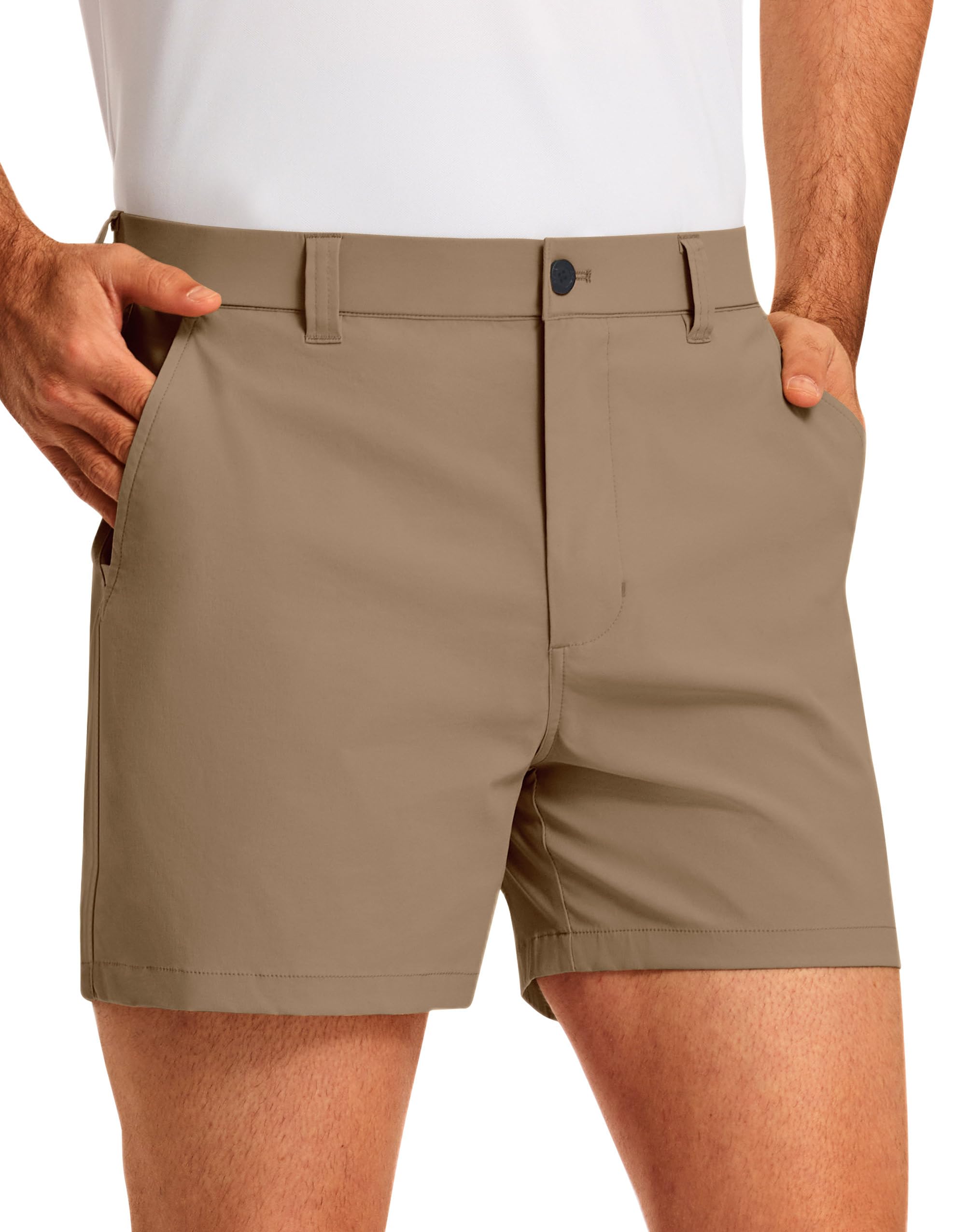 PULI Men's Golf Shorts 5'' Inseam Waterproof Quick Dry Stretch Breathable