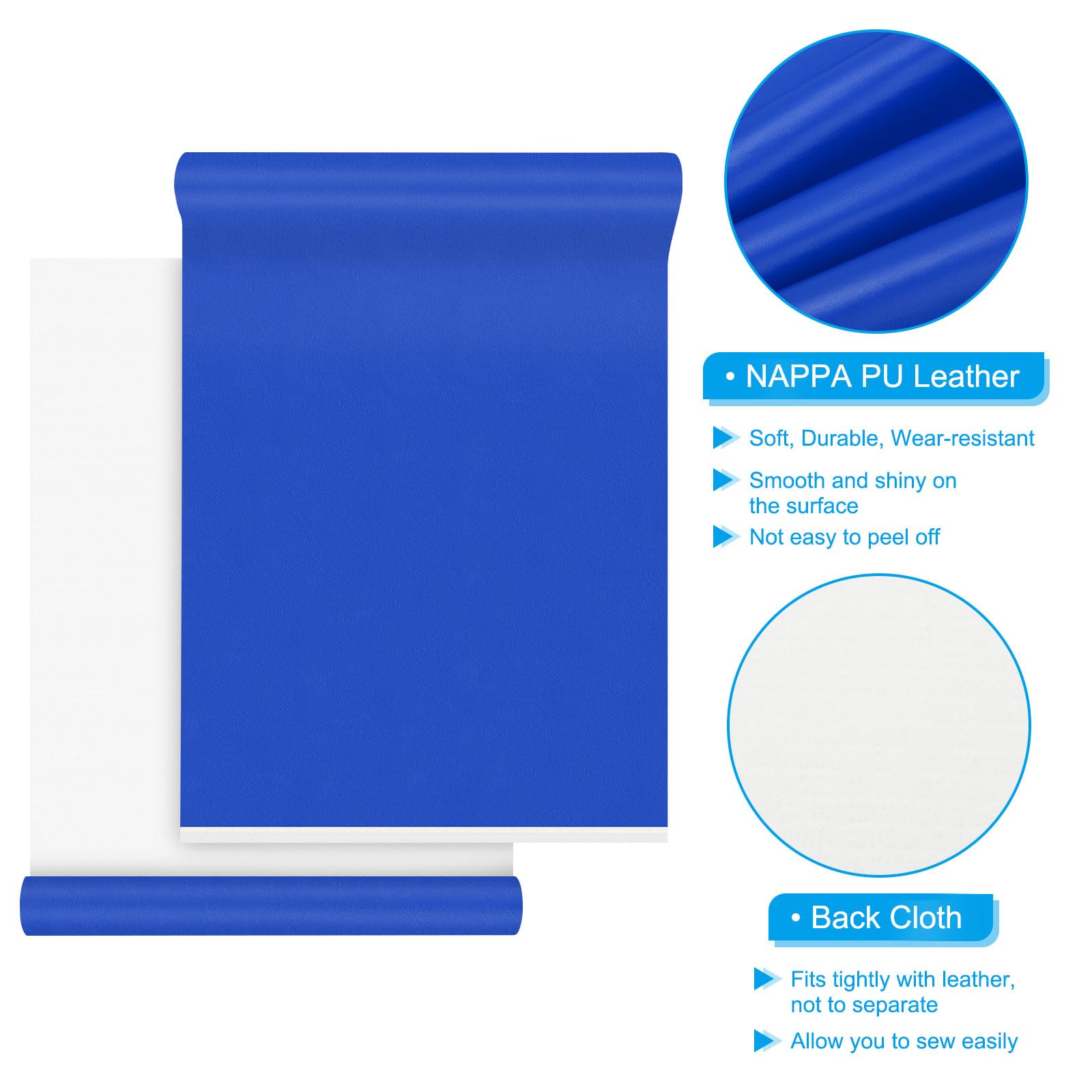 PATIKIL 54x19.7x0.03 Inch Faux Leather Sheets - Image 3