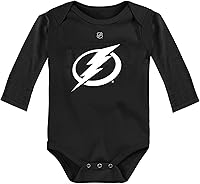 Vista 5 de Outerstuff NHL - Mameluco de manga larga con logotipo primario para recién nacidos y bebés de 0 a 24 meses