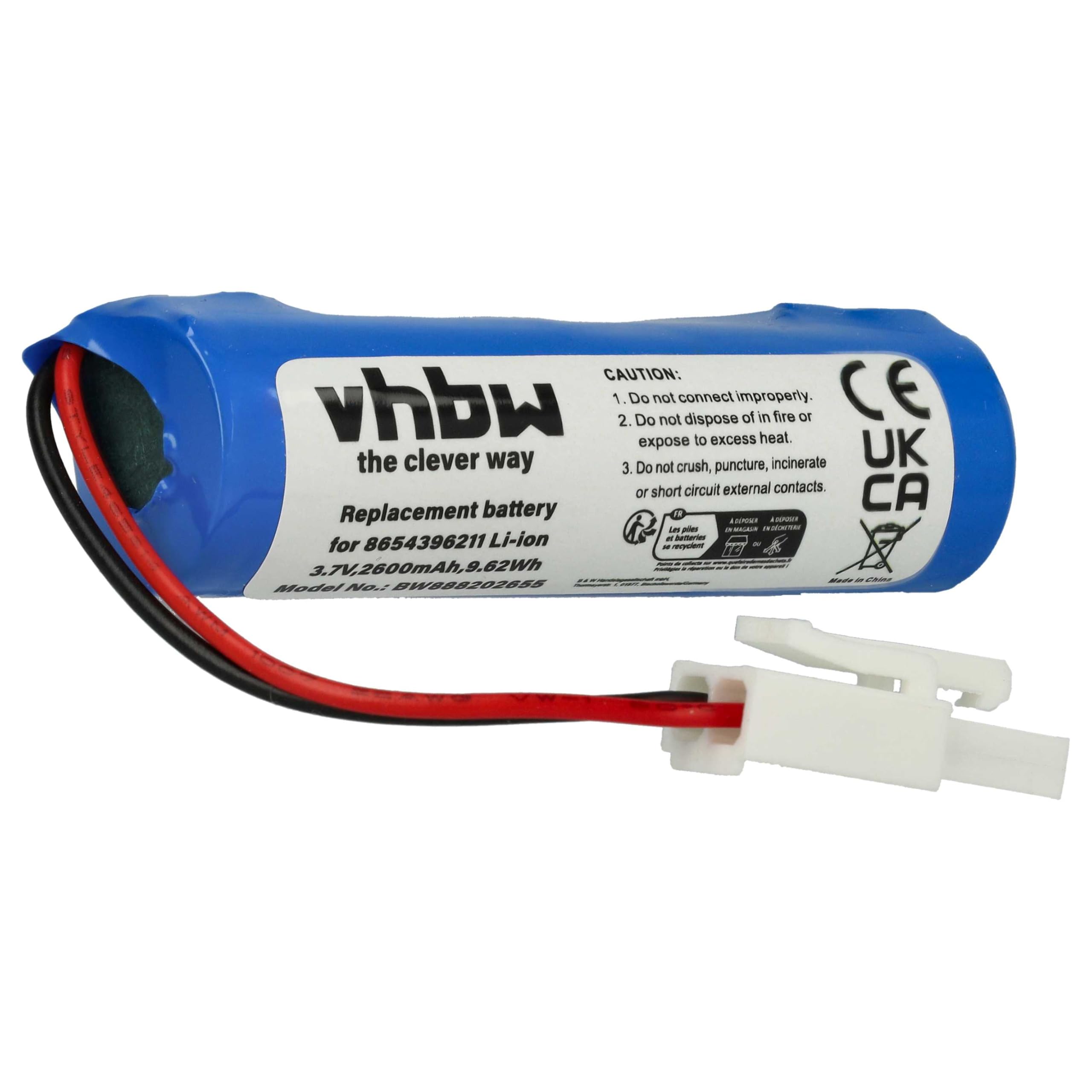 Batterie Compatible Vileda Type 18650-M26 - 10.8V 2200mAh - Lithium-Ion - Neuf - Marque Powery