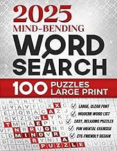 Word Search Books for Adults Large Print - Mind-Bending: 100 Challenging Themed Word Puzzles for Adults with 2000 Words. Brain Teasers and Word Games for Adults to Boost Mental Agility