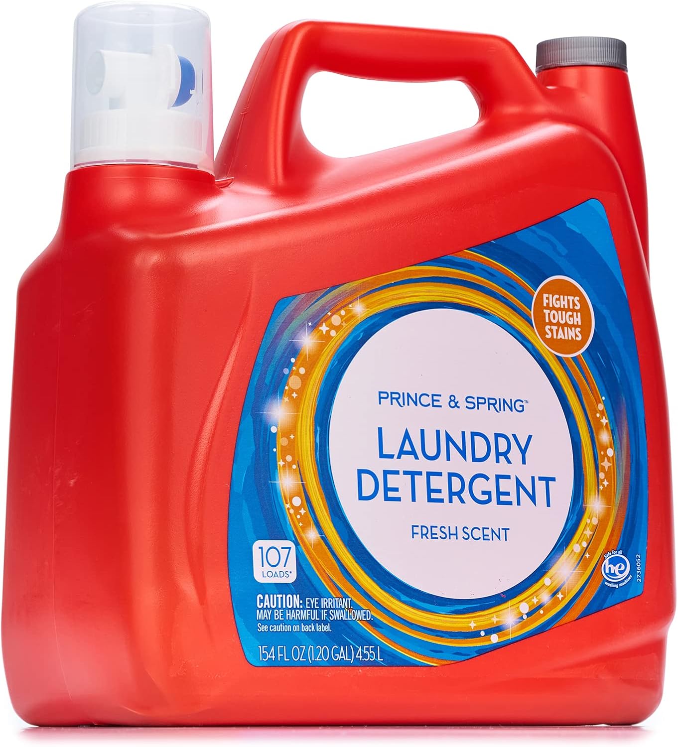 Prince & Spring Laundry Detergent - 154 oz Fresh Scent