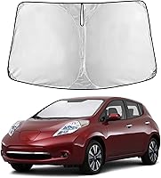 Vista 320 de EcoNour Parasol para parabrisas de camiones con bolsillo de almacenamiento Parasol reflectante de material 240T para protección contra rayos UV