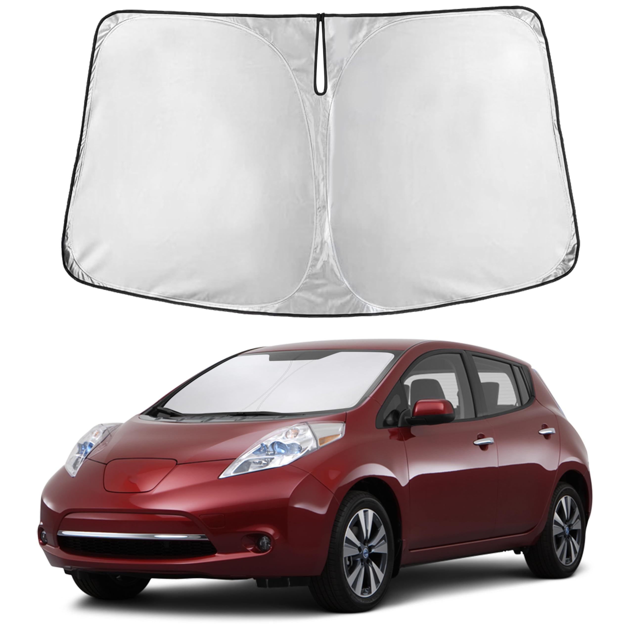 EcoNour Windshield Sunshade Compatible for Nissan Leaf 2011-2015 2016 2017