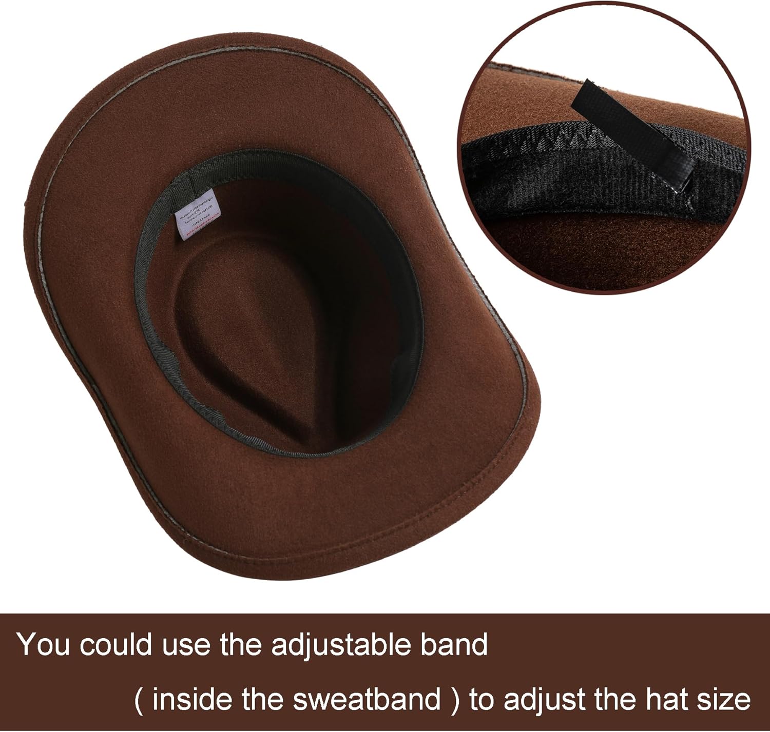 Jastore Baby Boys Girls Cowboy Hat Baby Cowgirl Hats Infant Toddler Hats Western Hats for Kids - Image 4