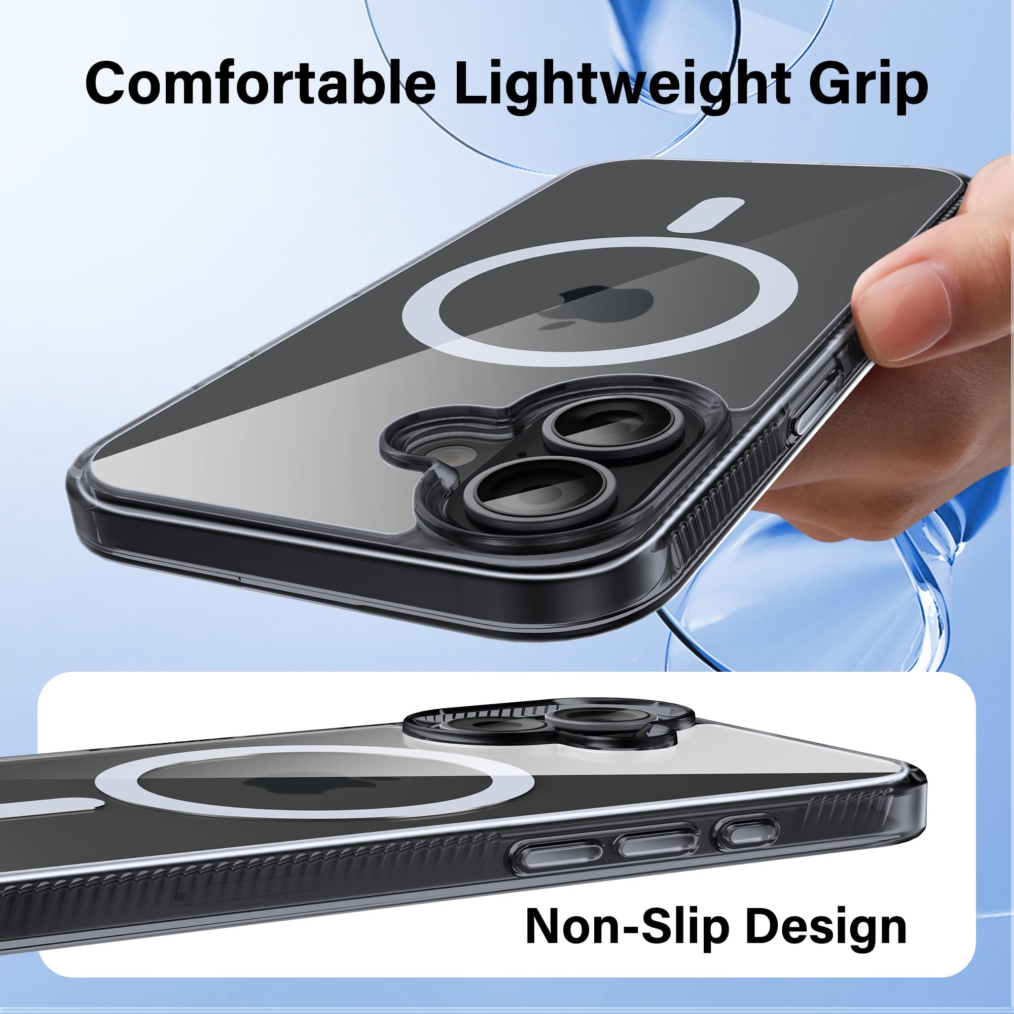 Amazon.co.jp: Supdeal iPhone 16 Plus 用 ケース MagSafe対応 透明な