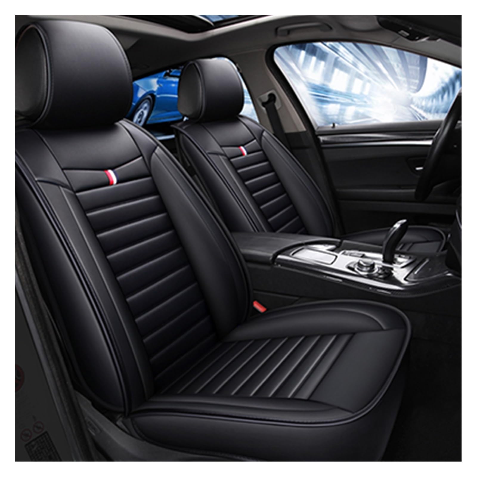 Housse de siège de voiture en cuir PU premium noir pour BMW Série 1 E87 F20