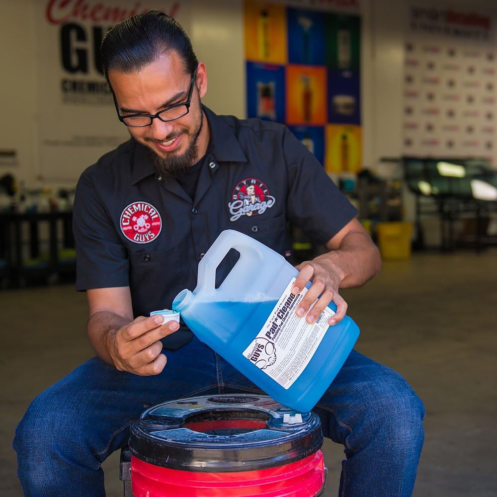 Chemical Guys BUF_333_16 Foam and Wool Citrus-Based Pad Cleaner, 16 oz : Automotive