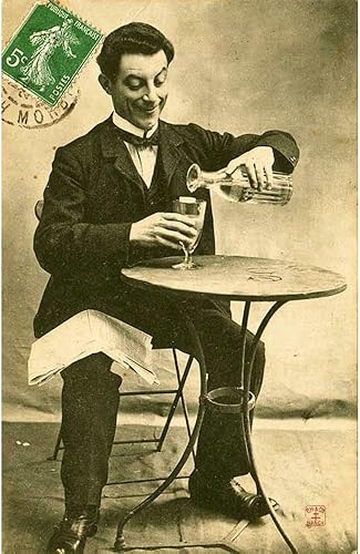 Miniatura 7 de Gotero de garrafa de absenta vintage  Vidrio soplado en la boca (sin costura)  Diseño clásico del siglo XIX