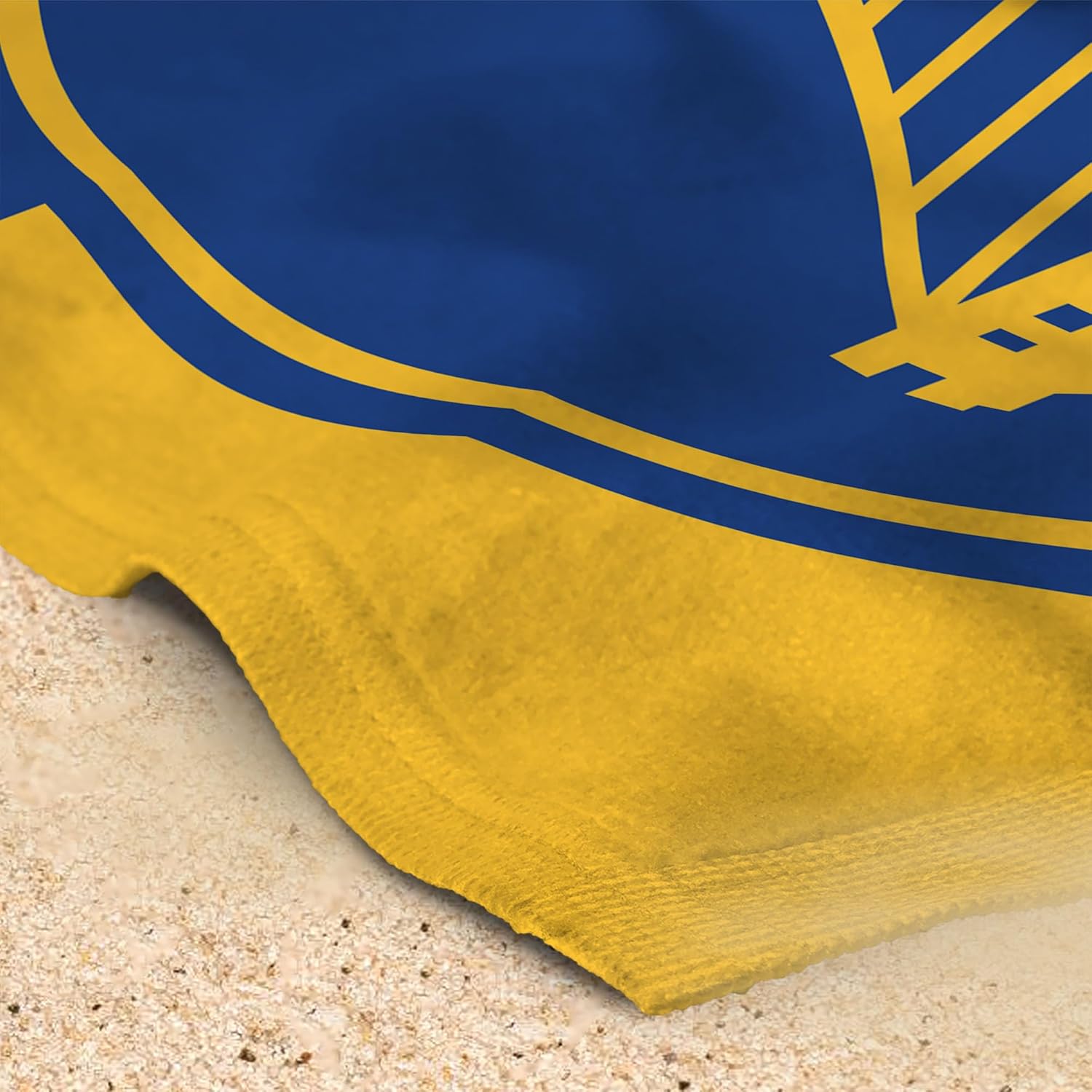 Northwest NBA Golden State Warriors Oversized Microfiber Beach Towel, 40 x 72 Inches – Quick Dry, Sand Resistant, Lightweight, Highly Absorbent, Riser Design - Image 4