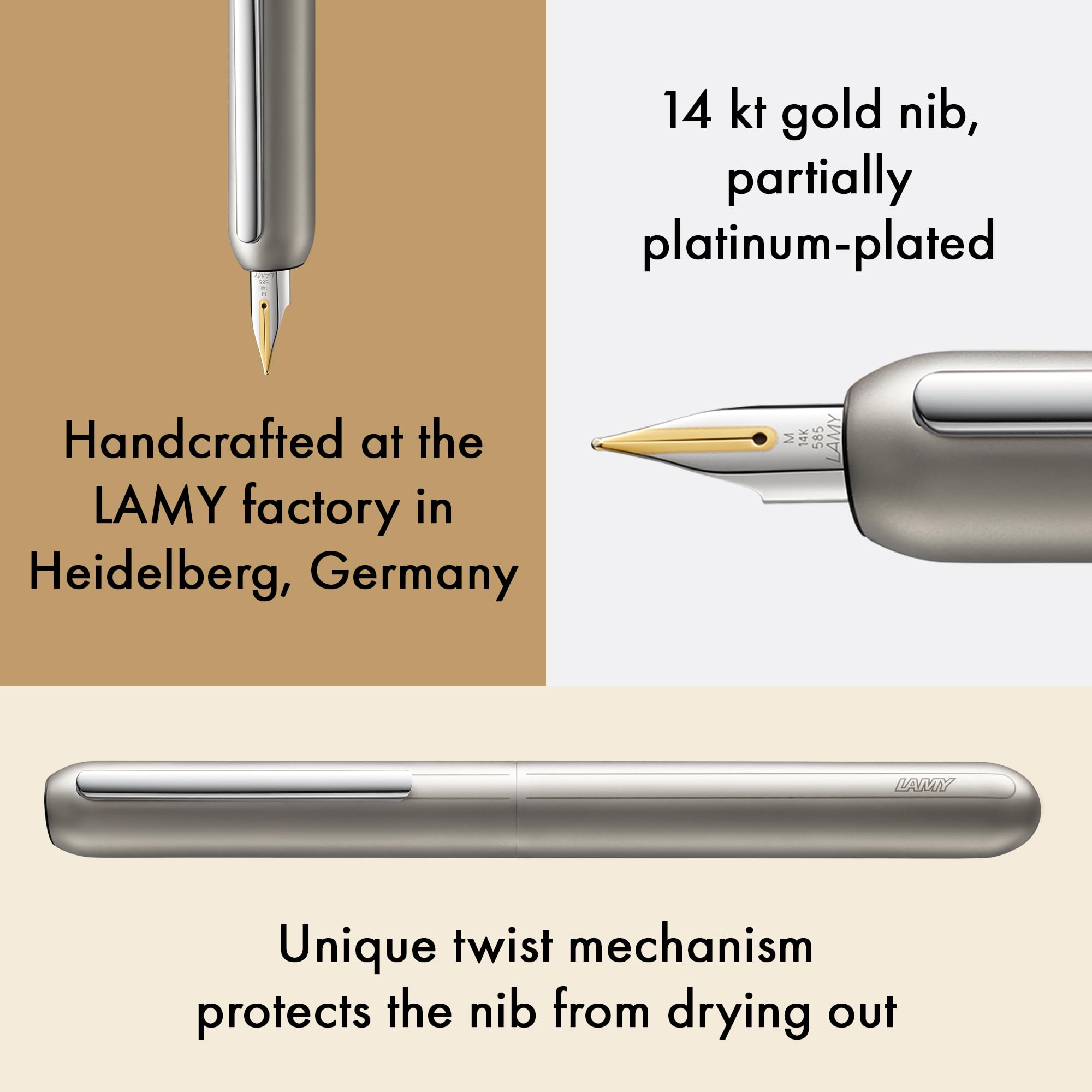 Amazon | LAMY ラミー ダイアログ3 万年筆 L74 EF（極細字） | 万年筆