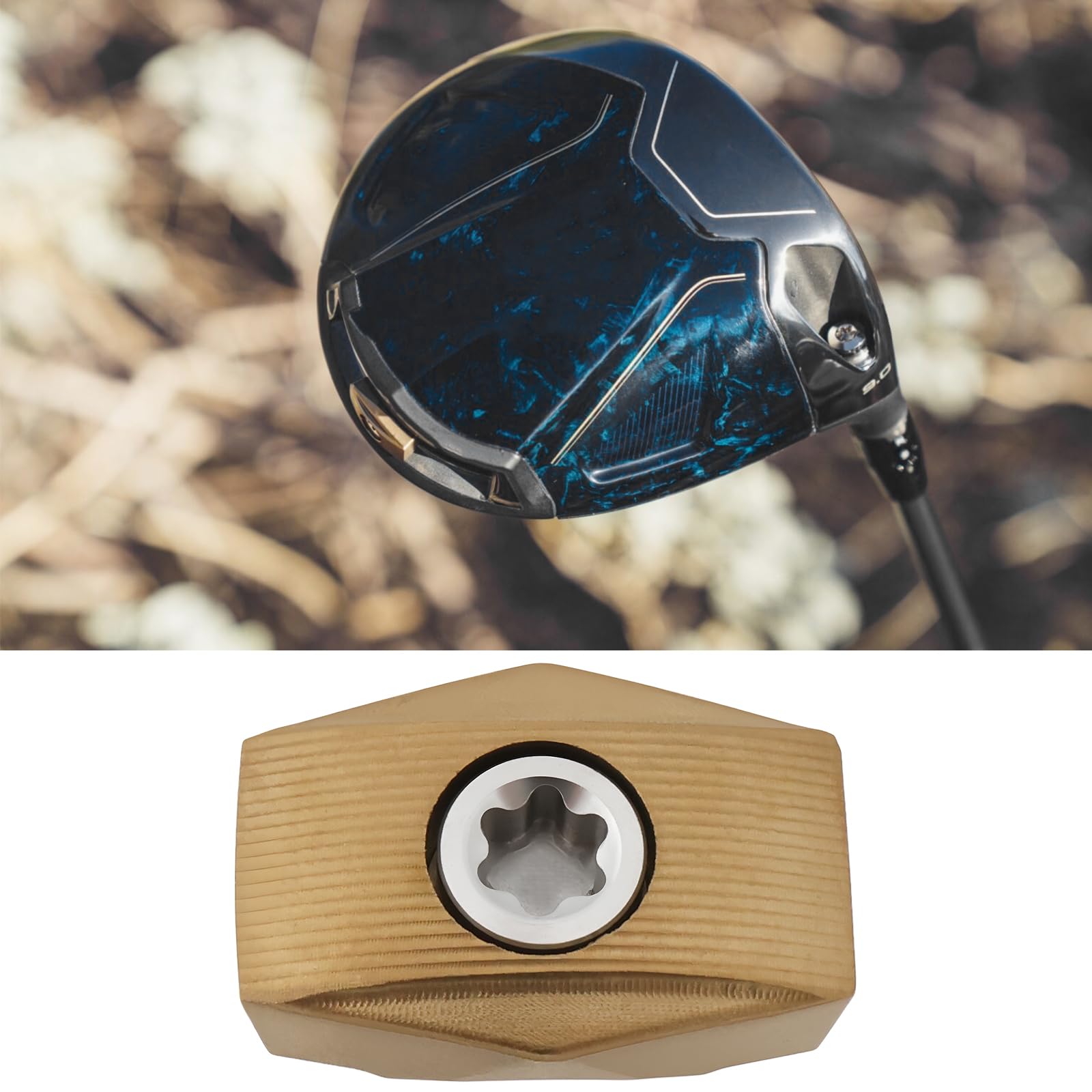 Create idea Poids de tête de club de golf compatible avec Callaway Paradym Driver, doré