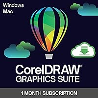 Vista 1 de Corel DRAW Graphics Suite Suscripción de 1 mes Software de diseño gráfico para profesionales Ilustración vectorial, diseño y edición