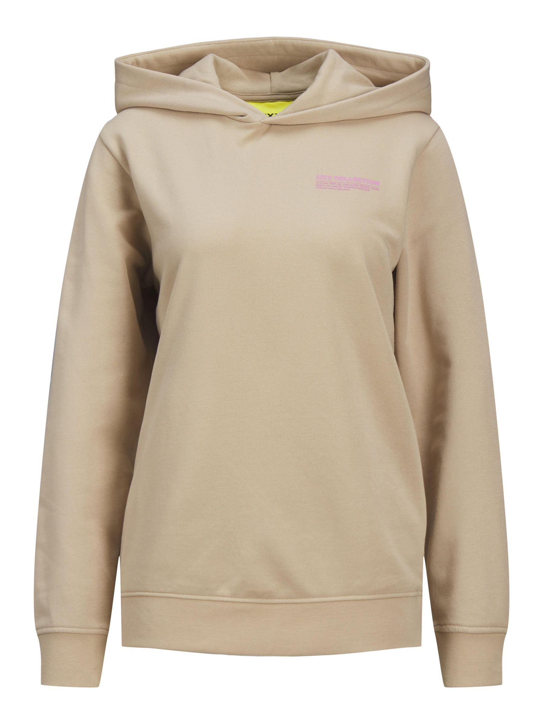 Jjxx Women's Feather Gray Jack & Jones Jxashley Hoodie, L