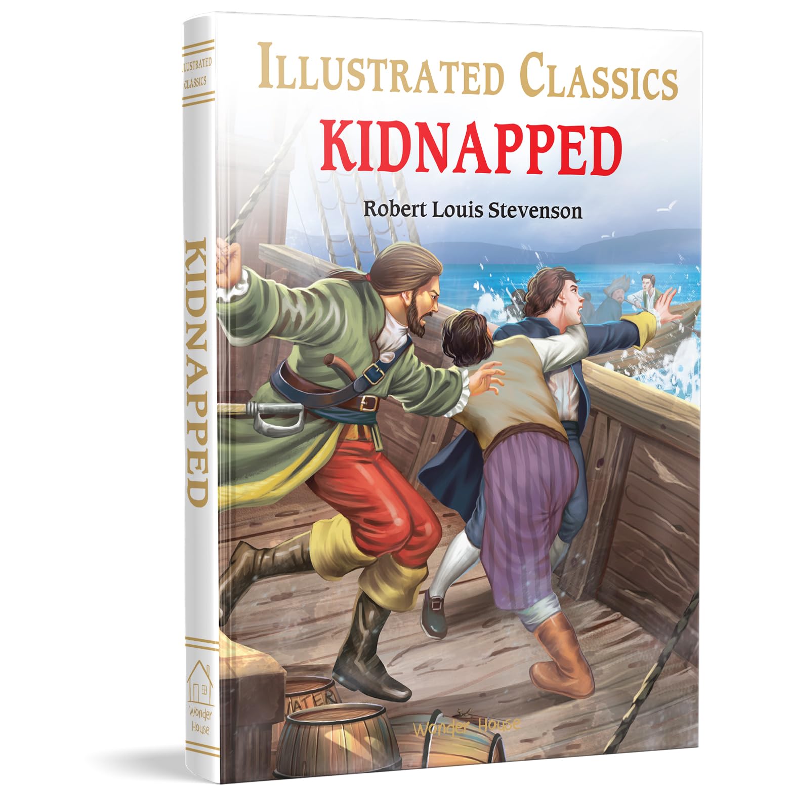 Kidnapped : Illustrated Abridged Children Classic English Novel with Review Questions (Illustrated Classics)
