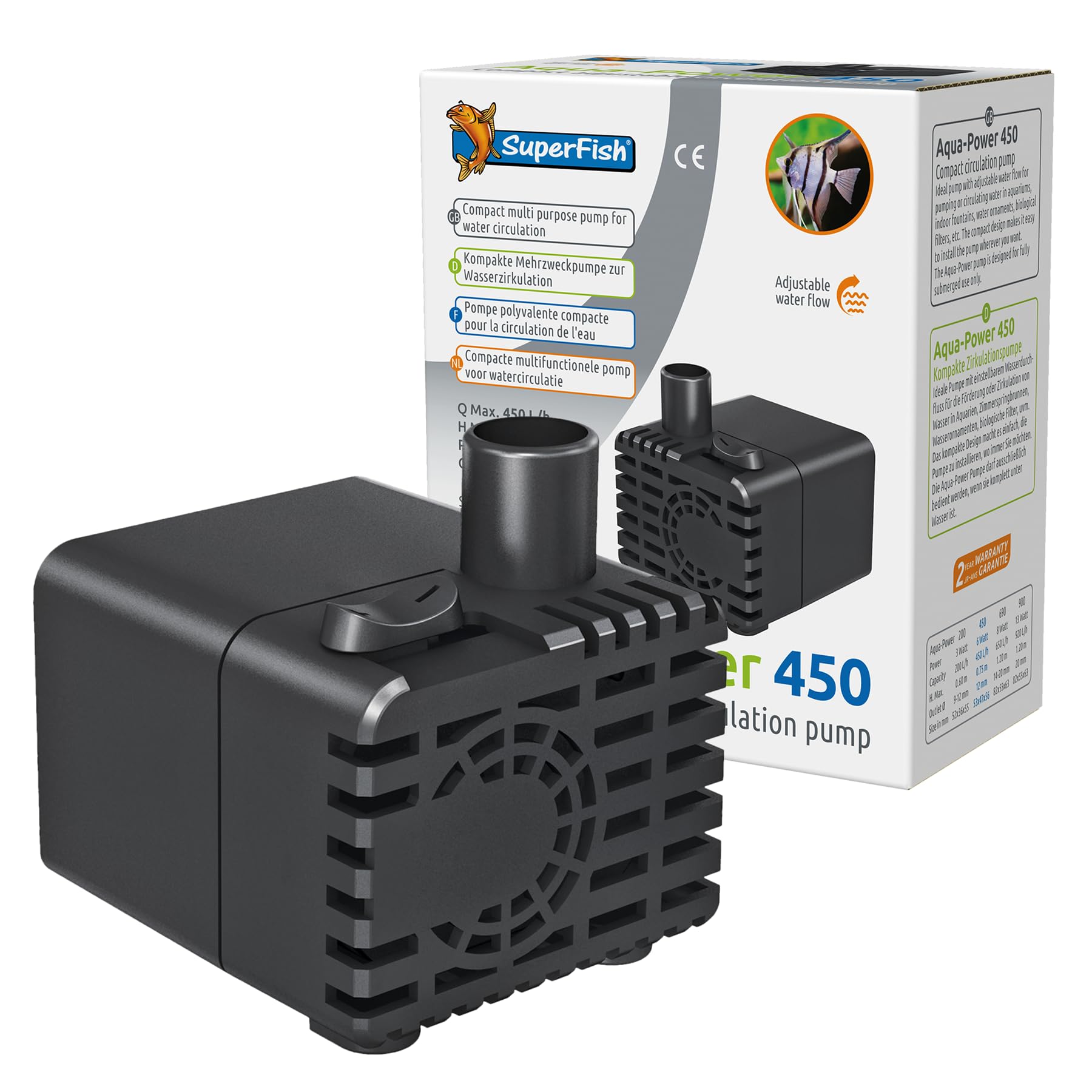 Superfish aquarium pomp Aquapower 450-450 L/H