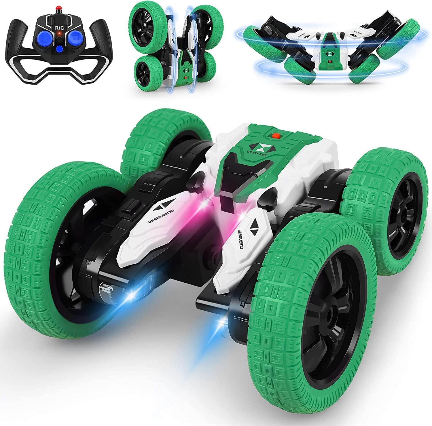 OCTRA Remote Control Car, Double Sided RC Car, 4WD OffRoad Stunt Car