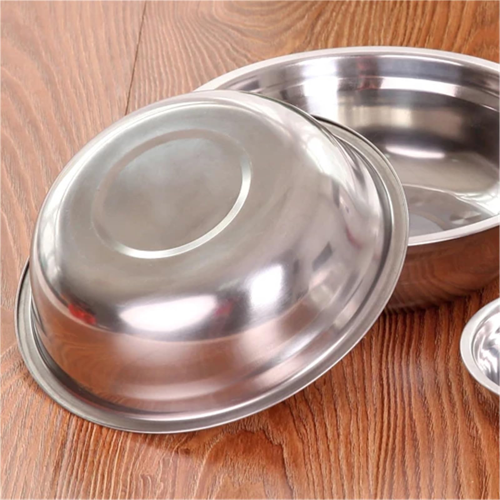 Ciotola In Acciaio Inox Set di 6 ciotole in acciaio inossidabile for la cucina casa, for mescolare e cuocere, for zuppa, for conservare frutta
