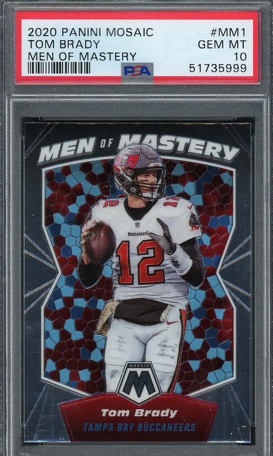 Amazon.com: Tom Brady 2020 Panini Mosaic Men of Mastery Football