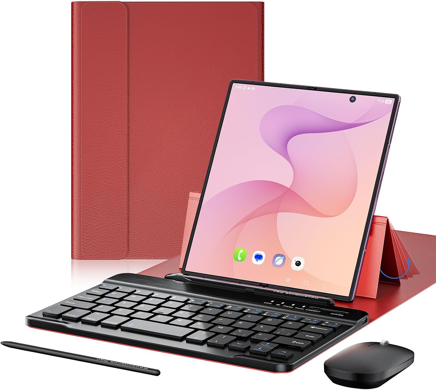 4-in-1 Wireless Keyboard Case for Galaxy Z Fold 8 Ultra/Z Fold8 Wide/7/6/5
