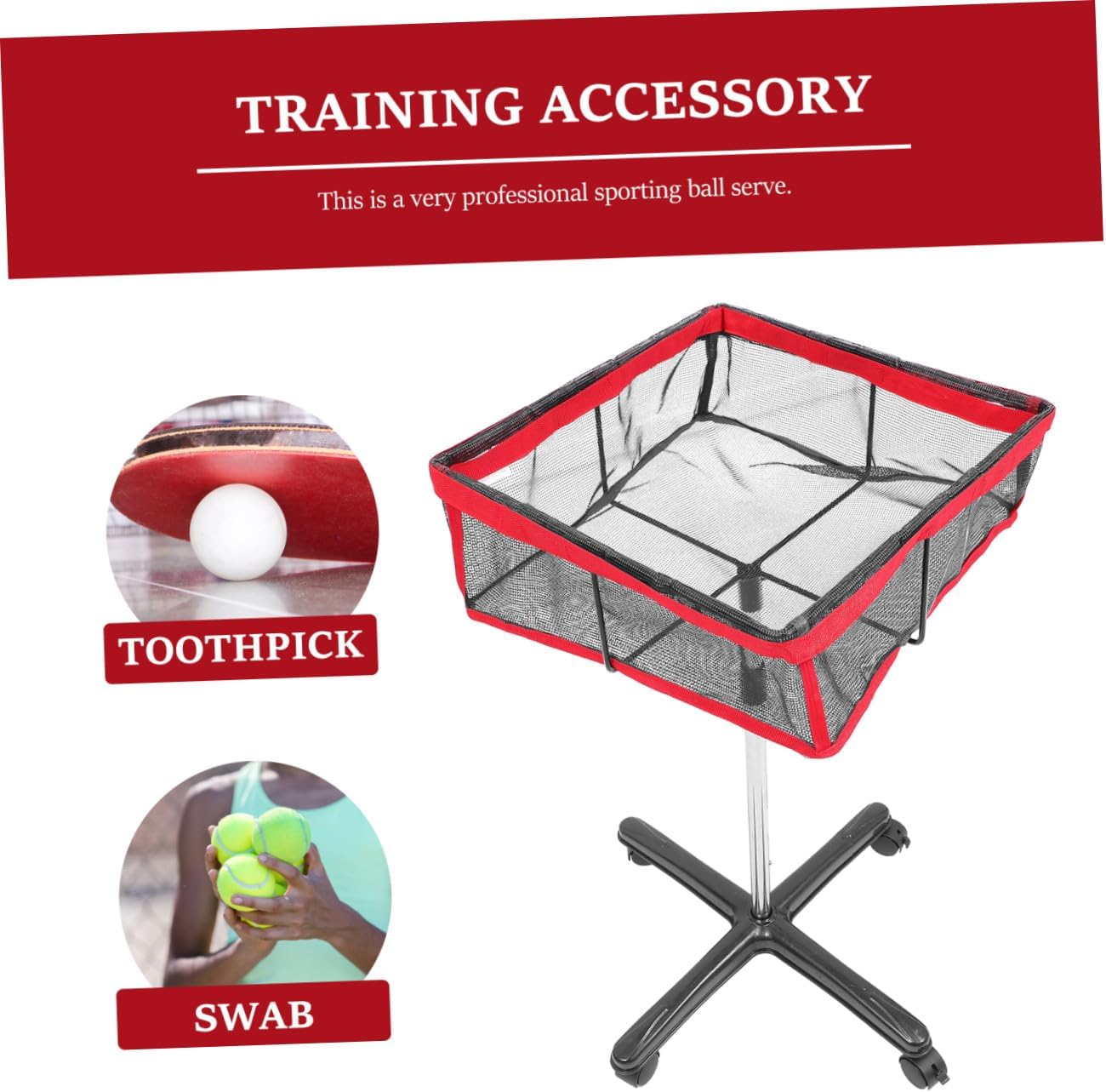 Portable Pong Ball Collector Quick Storage Ball Dispenser for Table Tennis Training