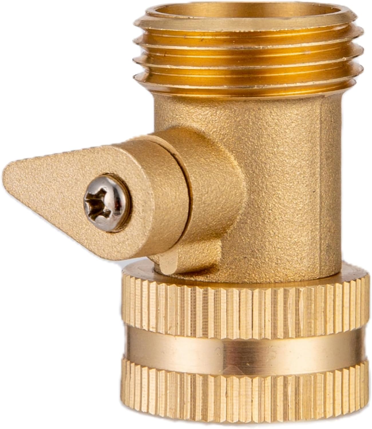 RainJudy 3/4" Heavy Duty Brass Shut Off Valve Durable