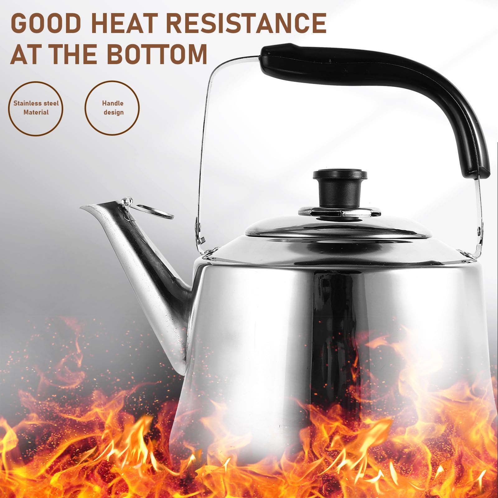 Hervidor de Agua de Acero Inoxidable 6l Sonido para Cocina