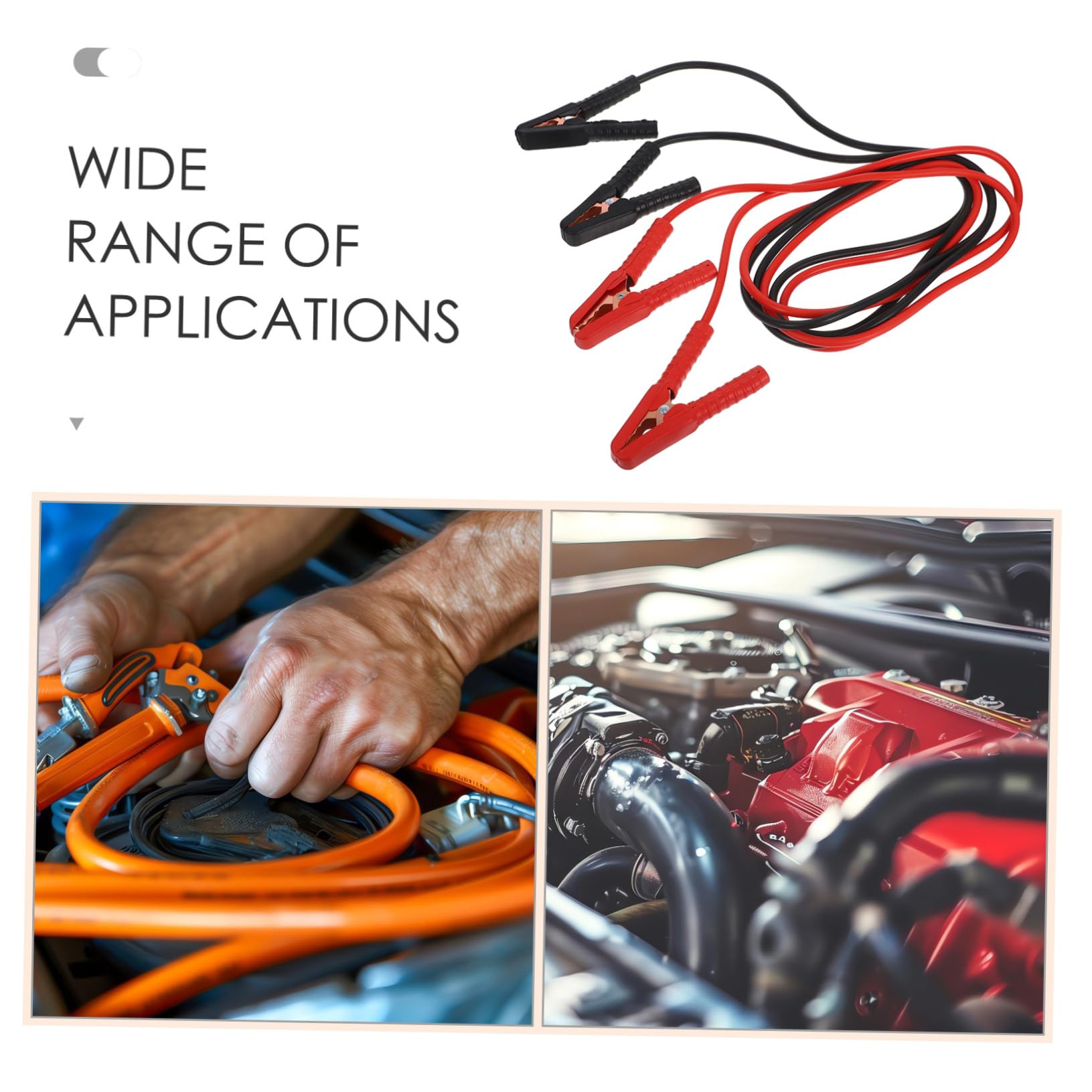 Cables de Arranque para Coche de 3 Metros y 2000 Pinzas
