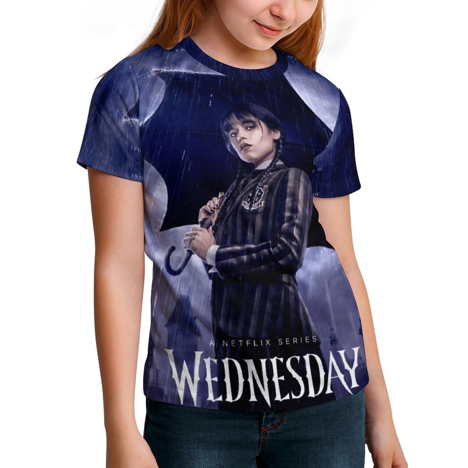 イニシャル A H M am1:00 Sleepless Time ウェンズデー Amazon.co.jp: アダムス・ファミリー ウェンズデー 子供服 Tシャツ
