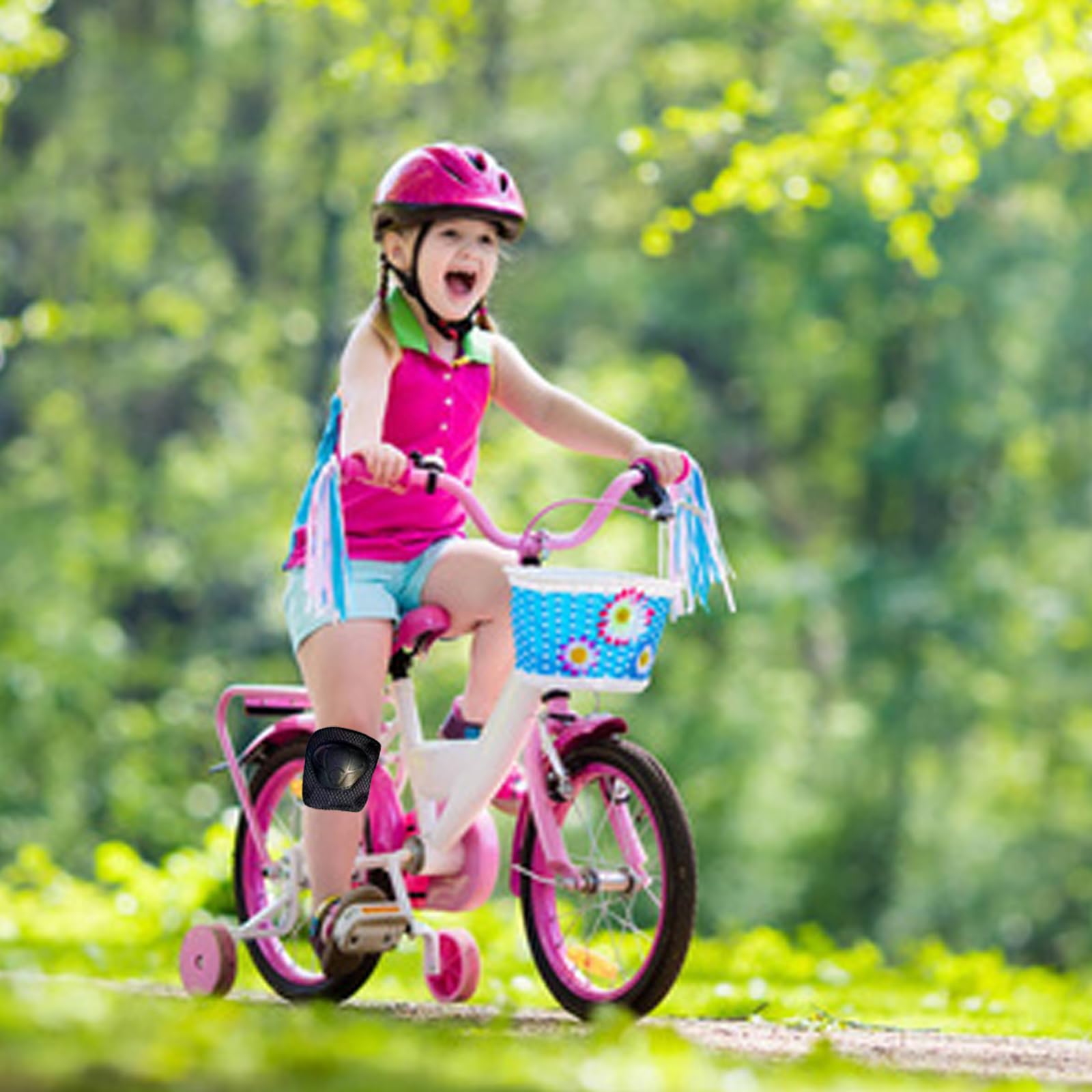 Ensemble de protection sportive enfant 6 pièces genouillères coudières protège-poignets ajustables patin à roulettes skateboard vélo