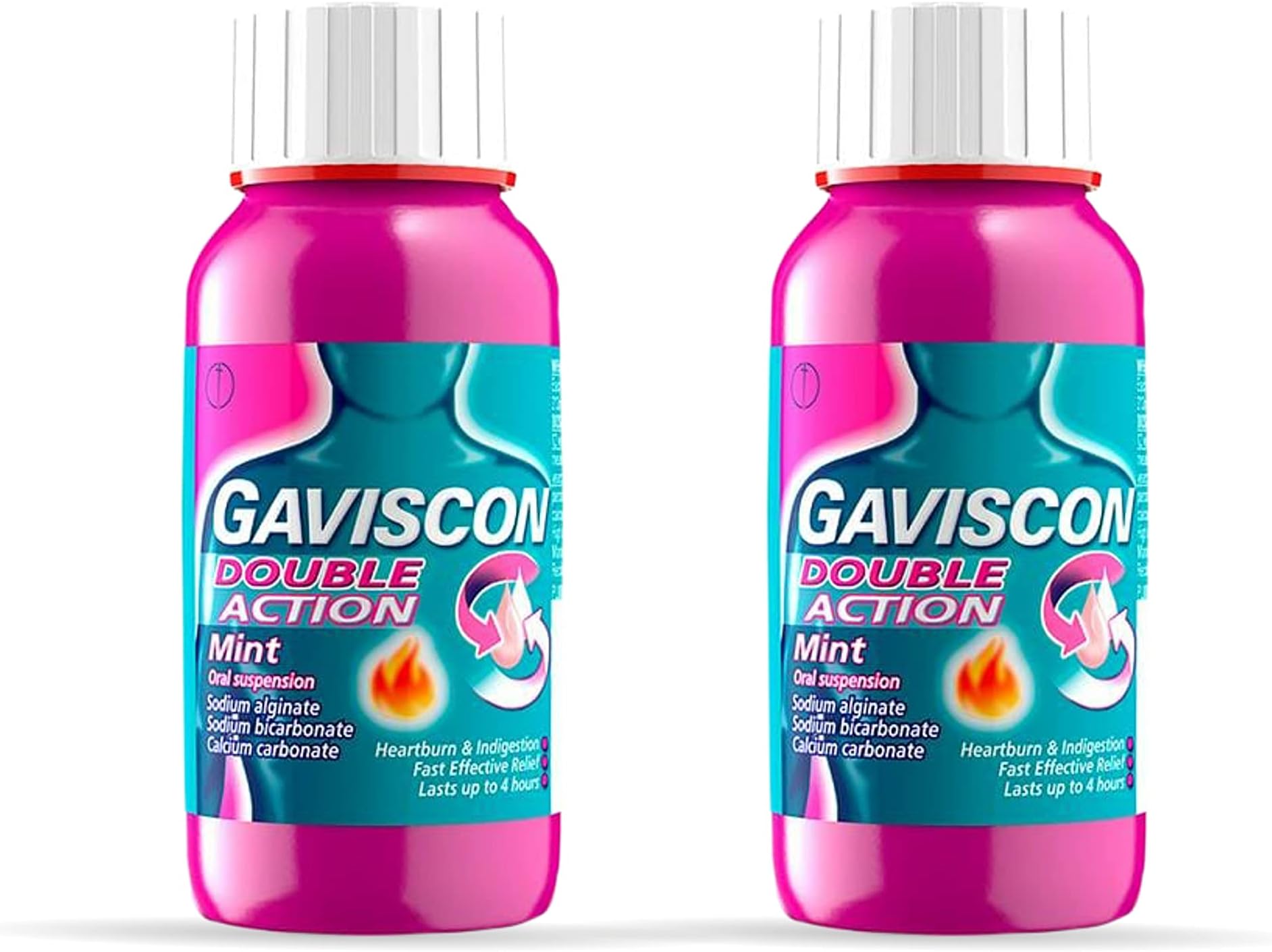 Gaviscon Double Action Mint 150ml Pack of 2 Health