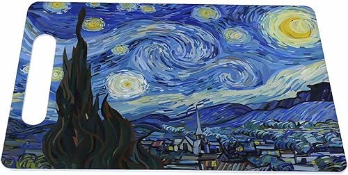 Miniatura 9 de Tabla de Cortar Mujer Africana Niña Africana Hojas de Árbol Étnico Mango de Agarre Retro Tablas de Cortar Tabla de Cortar para Cocina Plástico 16" x