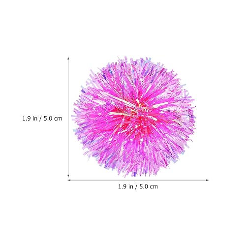 Miniatura 2 de Beaupretty Pinzas para el cabello, 6 pinzas para el cabello coloridas con pompón mullido para adolescentes, mujeres y niñas